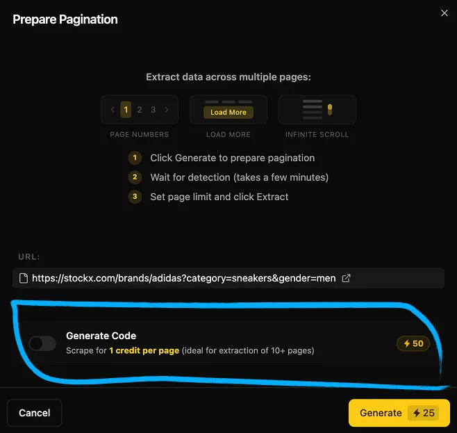 Scrape E-commerce Product Catalogue with Code