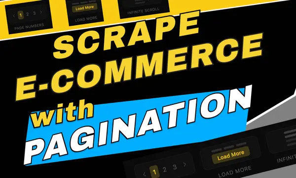 How to Scrape E-commerce Product Listing with Pagination (No Code)