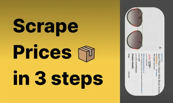 How to Scrape Prices from a Website