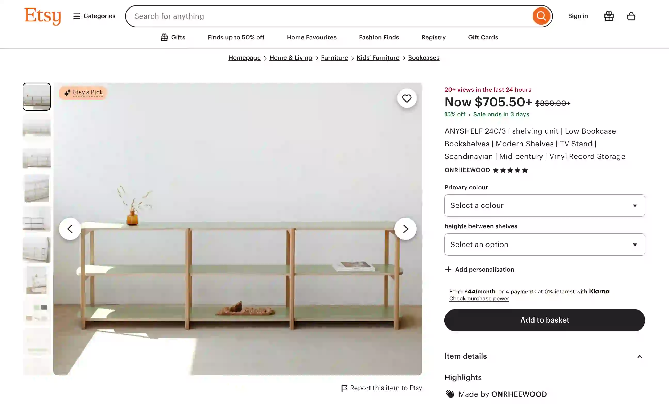 Etsy Scraper Product