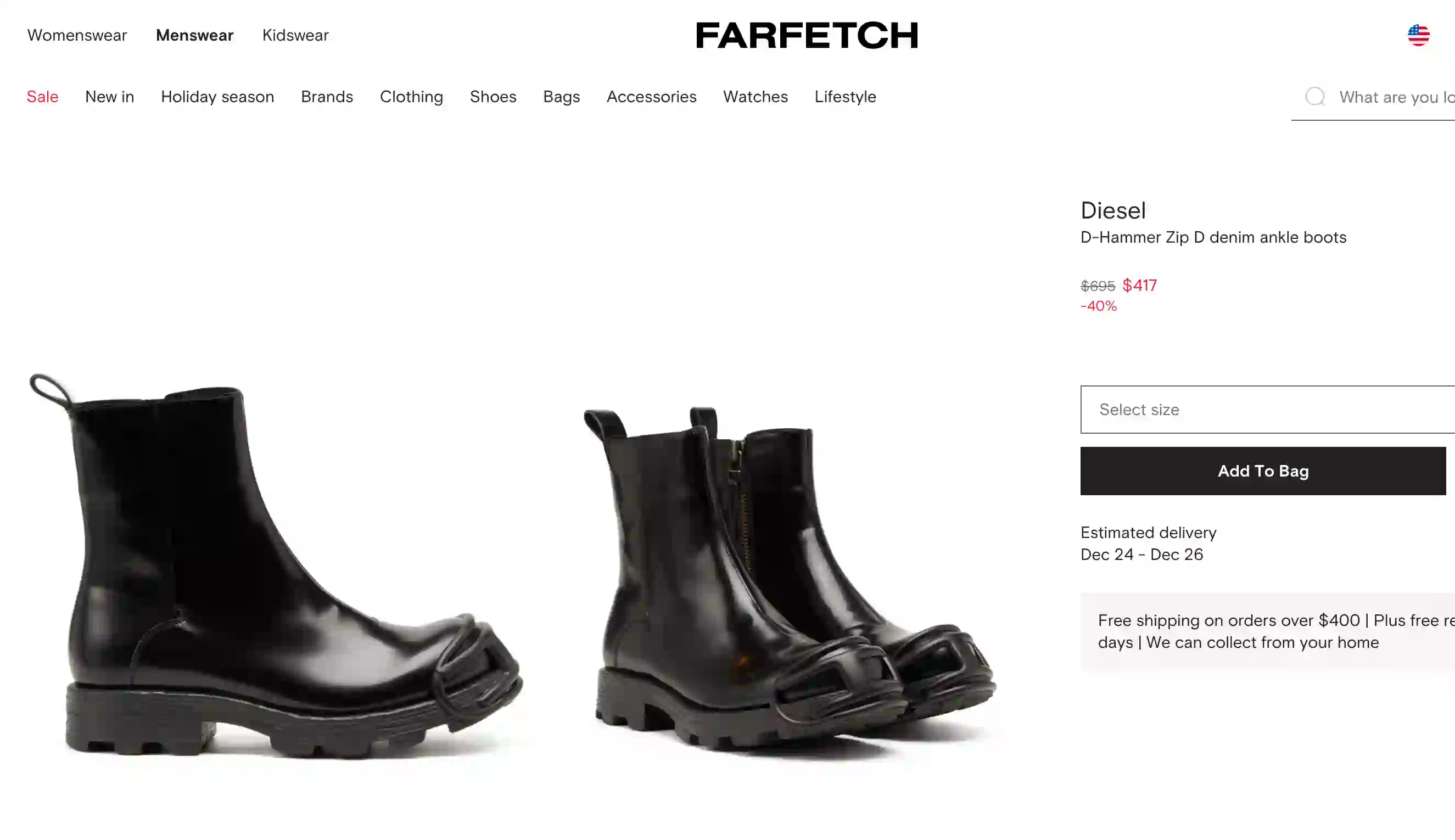 Farfetch Scraper Product
