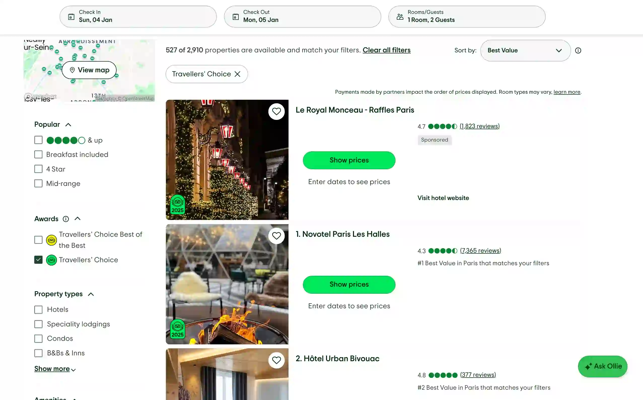 Tripadvisor Scraper Hotel Listing